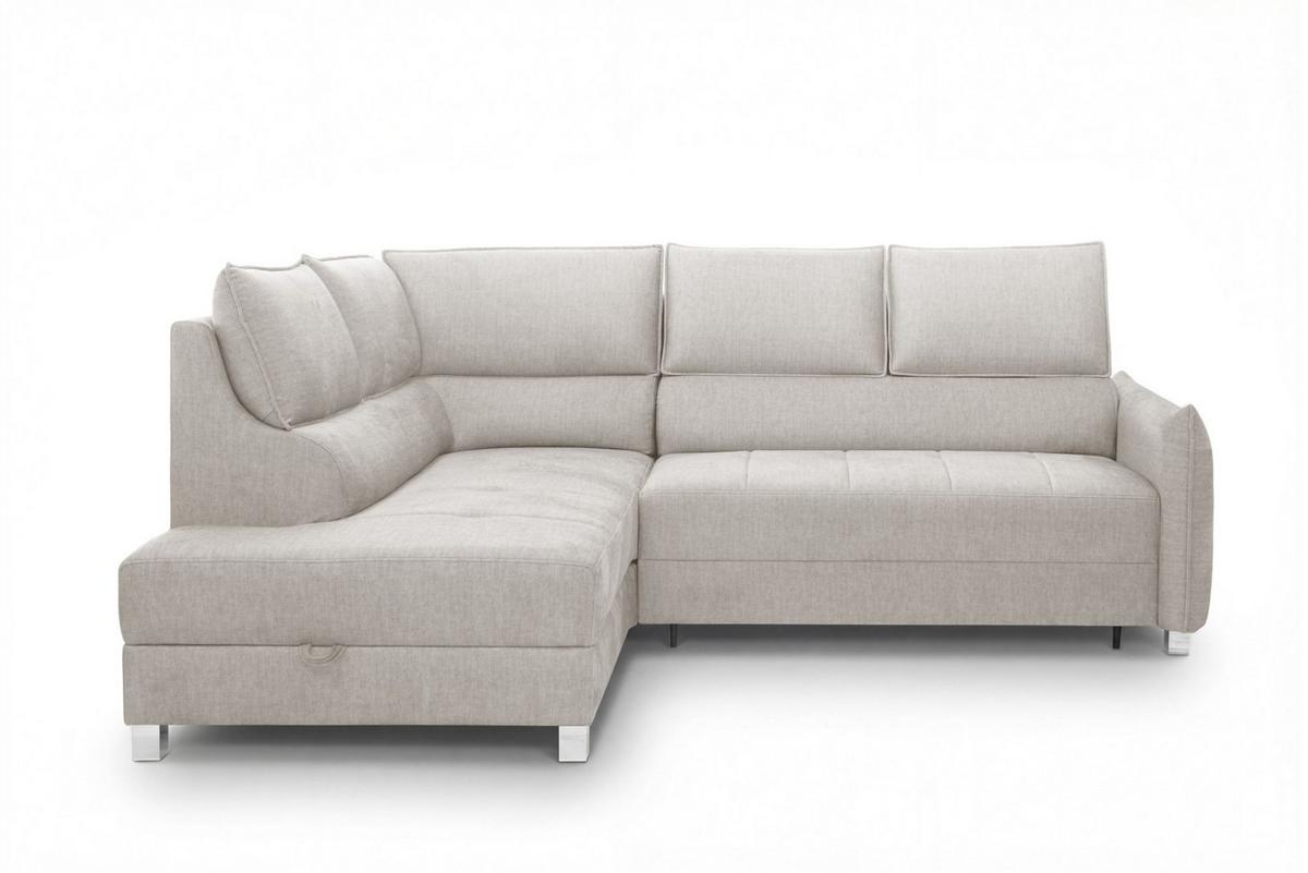 ECKSOFA Marno In Chill Me - Creme, Holzwerkstoff/Textil (200/260cm) - Fun Möbel