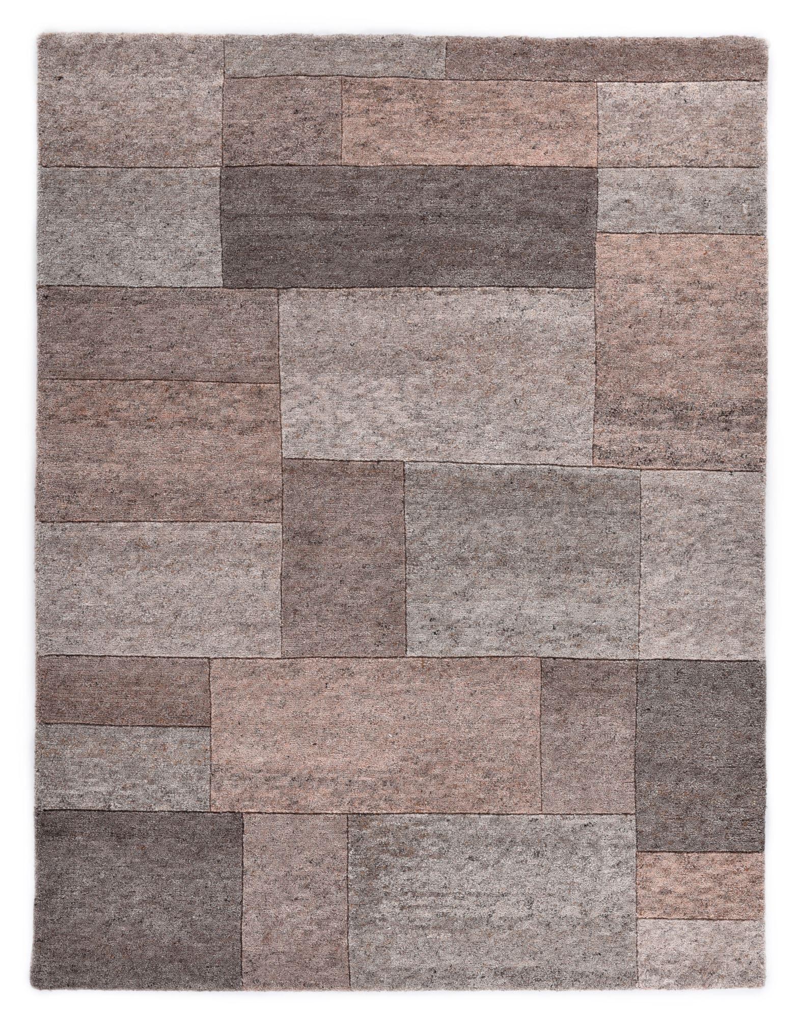 WOLLTEPPICH Dalas 70x140 cm - Rosa, Textil (70/140cm) - THEKO