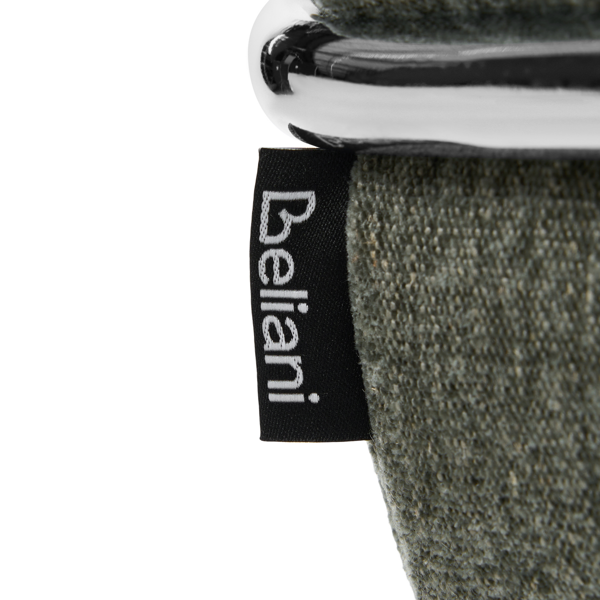 SCHREIBTISCHSTUHL Olivgrün Arloft - Olivgrün, Textil/Metall (60/73/60cm) - Beliani