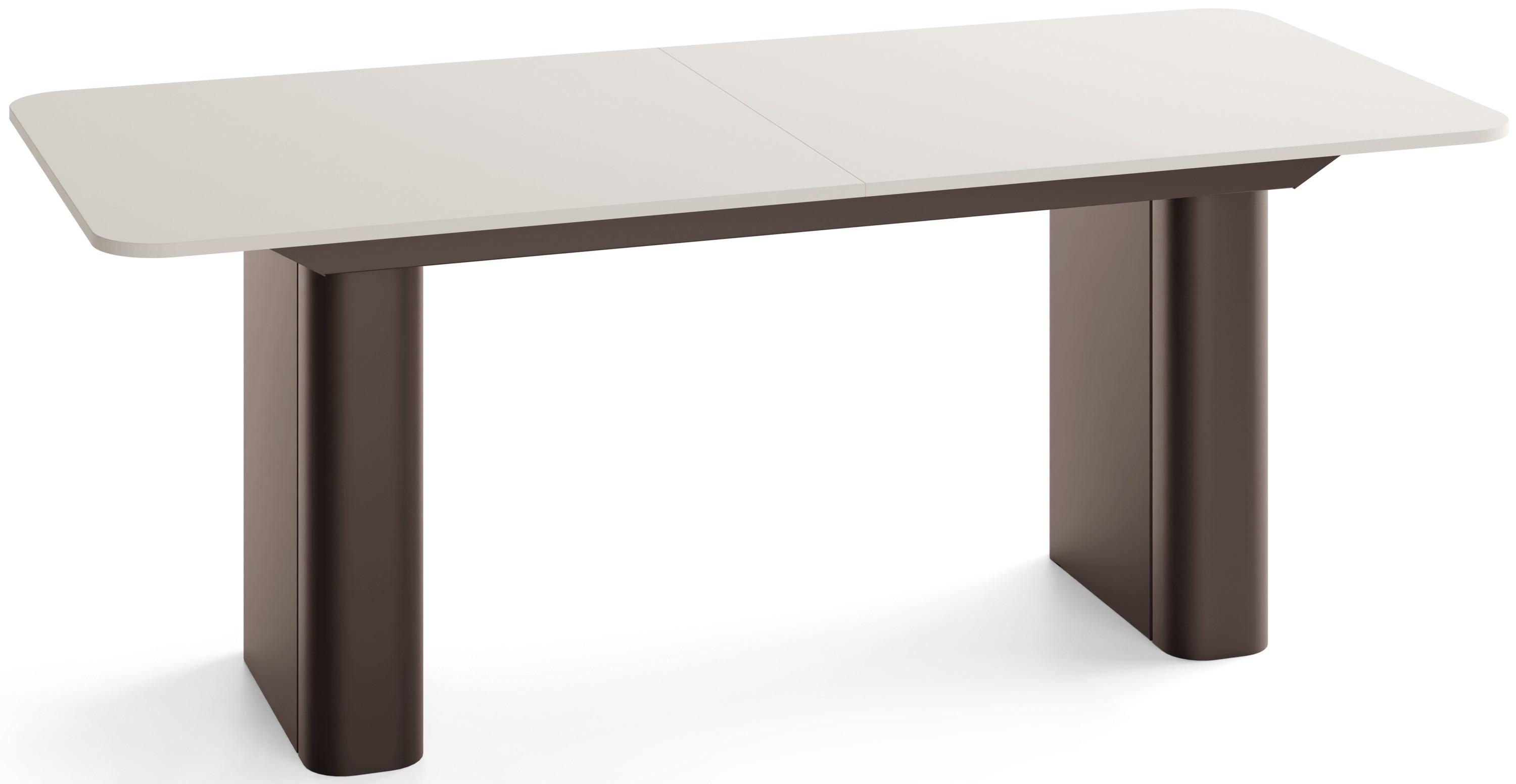ESSTISCH Riven rechteckig ausziehbar verlängerbar mit Butterfly-Auszug, Kaschmir 180-276/90/76 cm - Kaschmir/Beige, Holzwerkstoff/Metall (90/276/76cm) - WFL GROUP