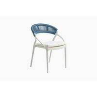 GARTENSTUHL KISO Blau Kunststoff Stapelbar (1er-Set) - Dunkelblau, Kunststoff (54/79/58cm) - KAWOLA