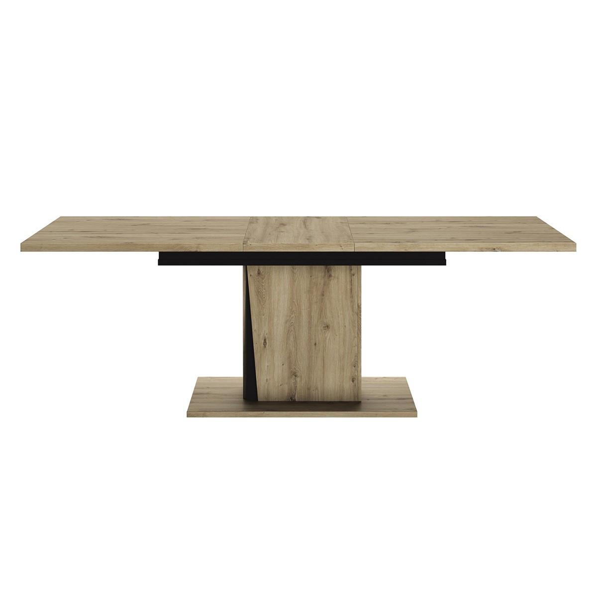 ESSTISCH Extensible Crack 180/225 cm - Französische Herstellung - Eichefarben, Holzwerkstoff (106/90/78cm) - Calicosy