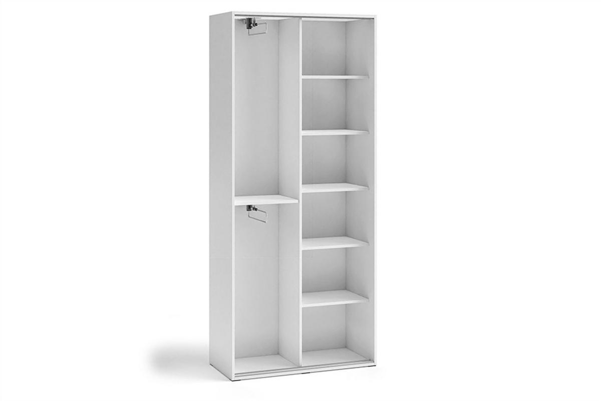 GARDEROBENSCHRANK BENVENO 90/21040 Modern Garderobenschrank Weiß - Weiß, Holzwerkstoff (90/210/40cm) - MASSENO