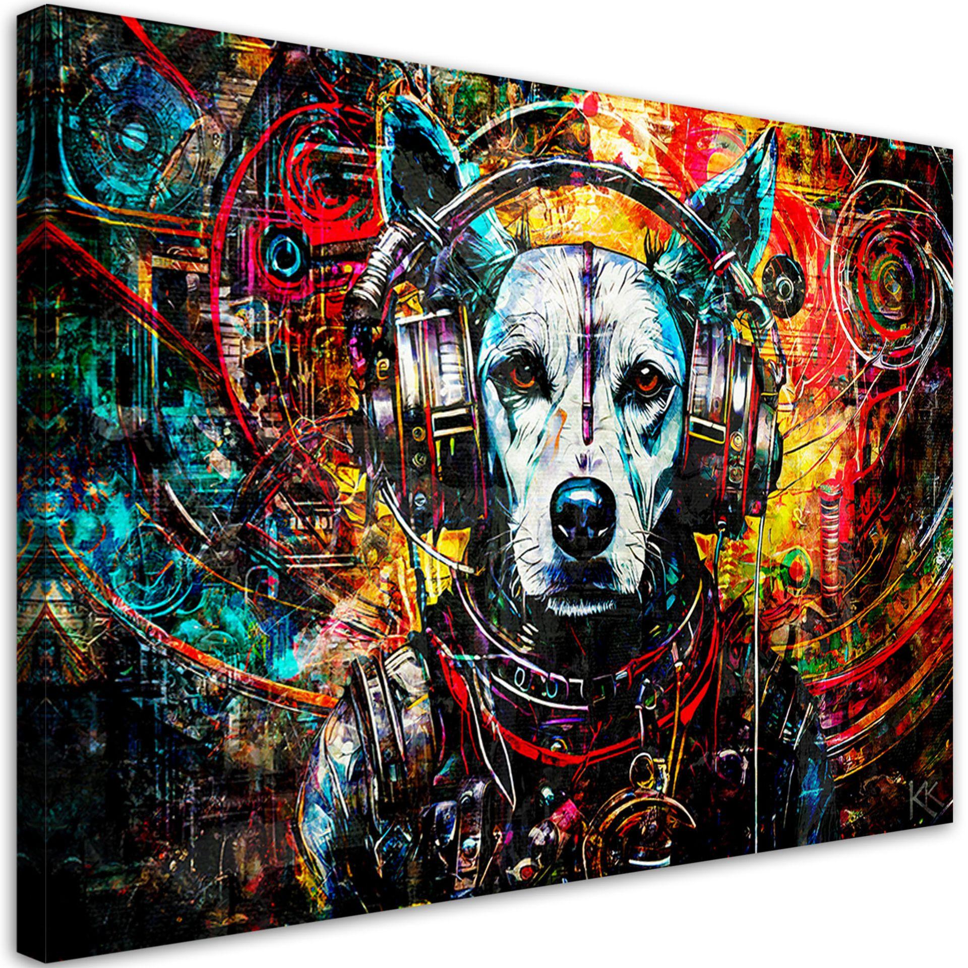KUNSTDRUCK Bunt 120/80 cm - Multicolor, Textil (120/80cm) - KUNSTLOFT