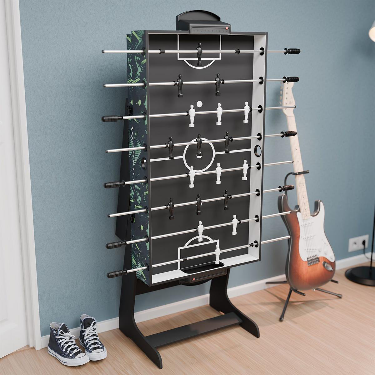 SPIELTISCH Ballzauber 5-in-1 inkl Zubehör - Multicolor, Holz (61/82/122cm) - Juskys