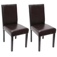 ESSZIMMERSTUHL Braun 2er-Set - Braun, Textil (43/90/56cm) - MCW