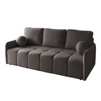 SCHLAFSOFA Morena, zweisitzig, mit Schlaffunktion, Quelle 20 - Dunkelbraun, Textil (207/90/90cm) - Lookway