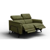 RELAXSOFA RODEN 2-Sitzer, olive - Olivgrün, Holz/Textil (152/82/103cm) - Wozimo