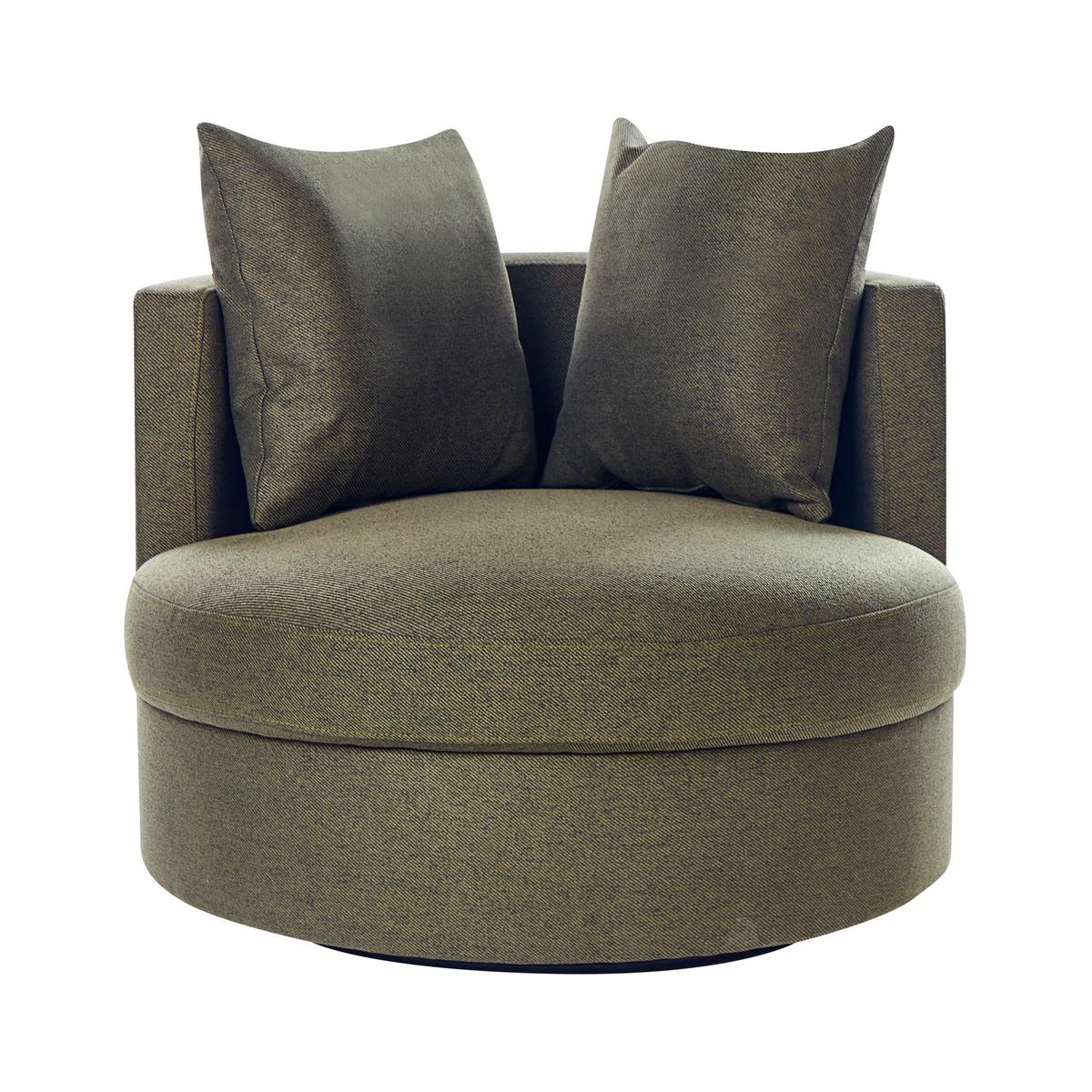 SESSEL Dunkelgrün Dalby - Grün, Textil (82/61/82cm) - Beliani