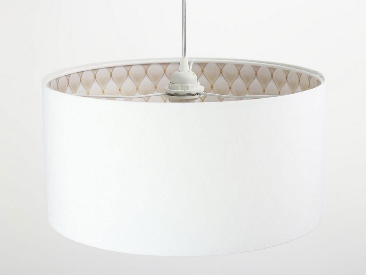 HÄNGELEUCHTE Weiß 30/20 cm - Beige/Weiß, Kunststoff (30/0.45/20cm) - ONZENO