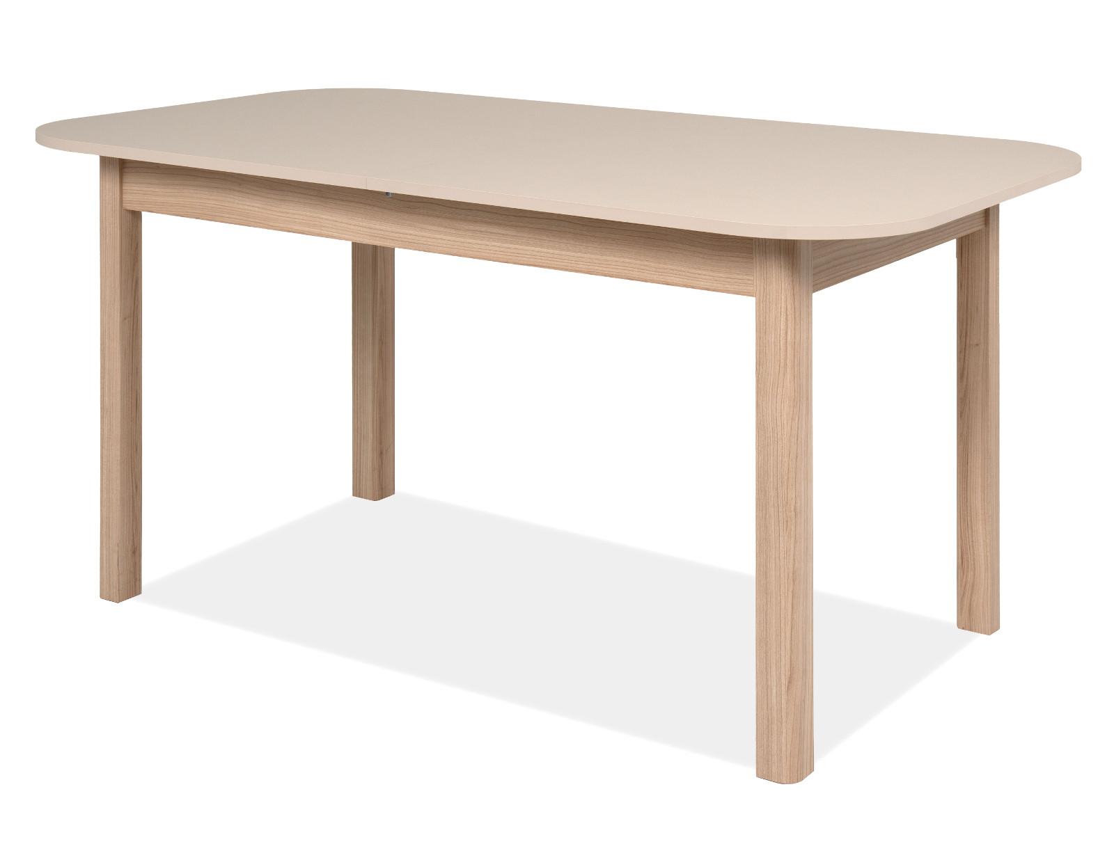 ESSTISCH samt, Riva Eiche 160/200 cm, Küchentisch ausziehbar - Eichefarben/Beige, Holzwerkstoff (90/160/76cm) - Furn.Design