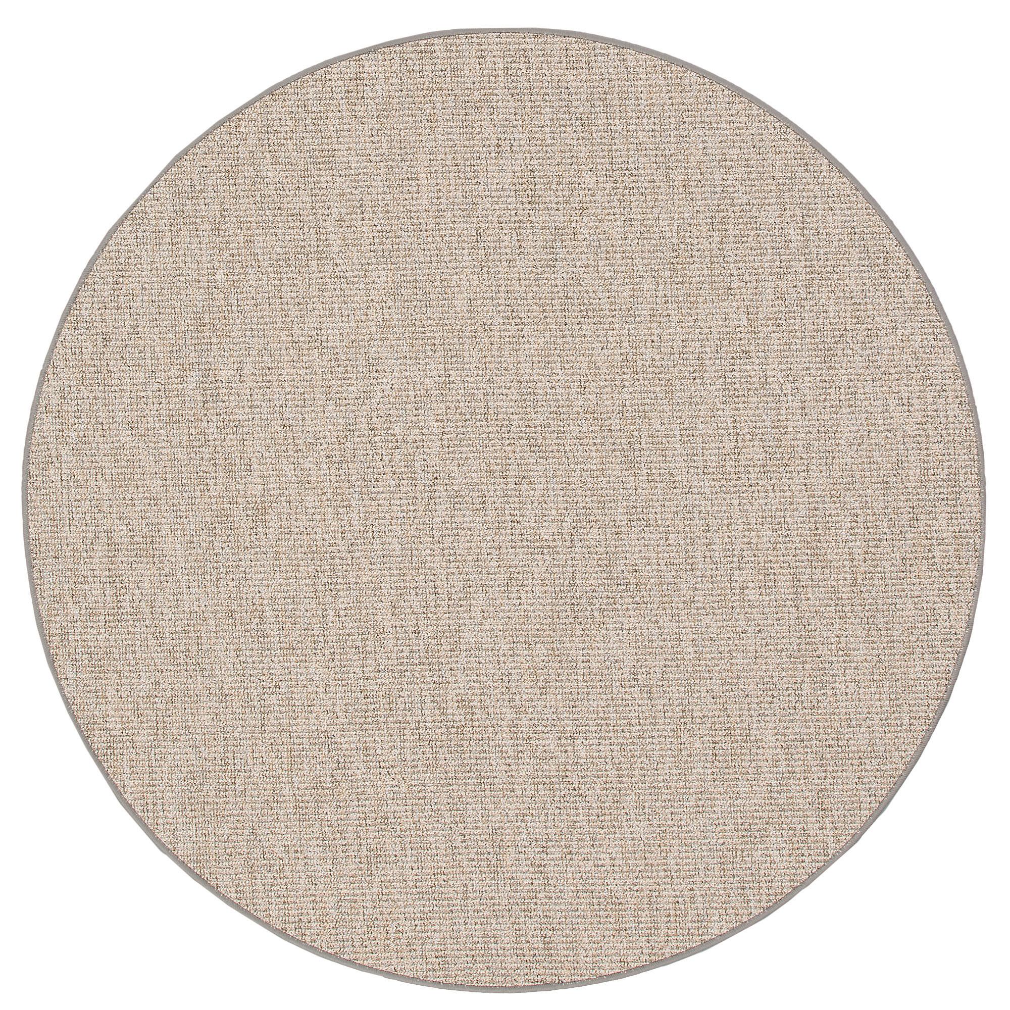 SCHLINGENTEPPICH PRIMO RUND - Grau, Textil (133/133cm) - Snapstyle