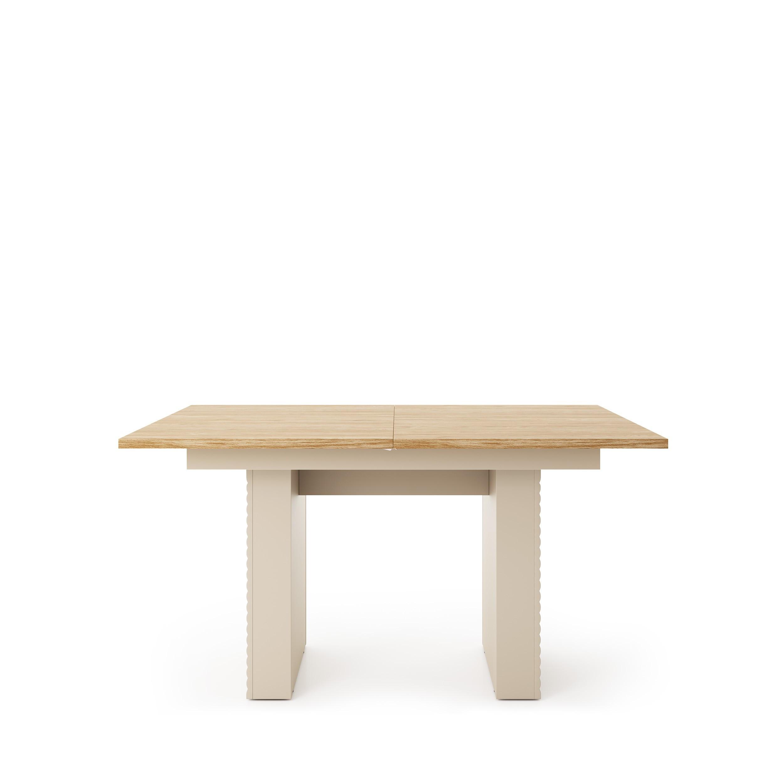 ESSTISCH KALIMERA Ausziehbar 140 - 185 / 90 x 75,3 cm - Kaschmir, Holz (140/90/75.3cm) - MASSENO