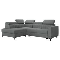 ECKSOFA Milano 2RRLXP, Seite: Links LXP+R+2R - Graphitfarben, Holz/Textil (249/195cm) - MIRJAN24