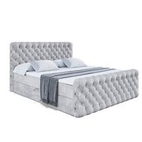 BOXBETT BOXI8-Z - 140x200 cm - H3 - Hellgrau - Hellgrau, Holzwerkstoff (140/200cm) - ALTDECOR