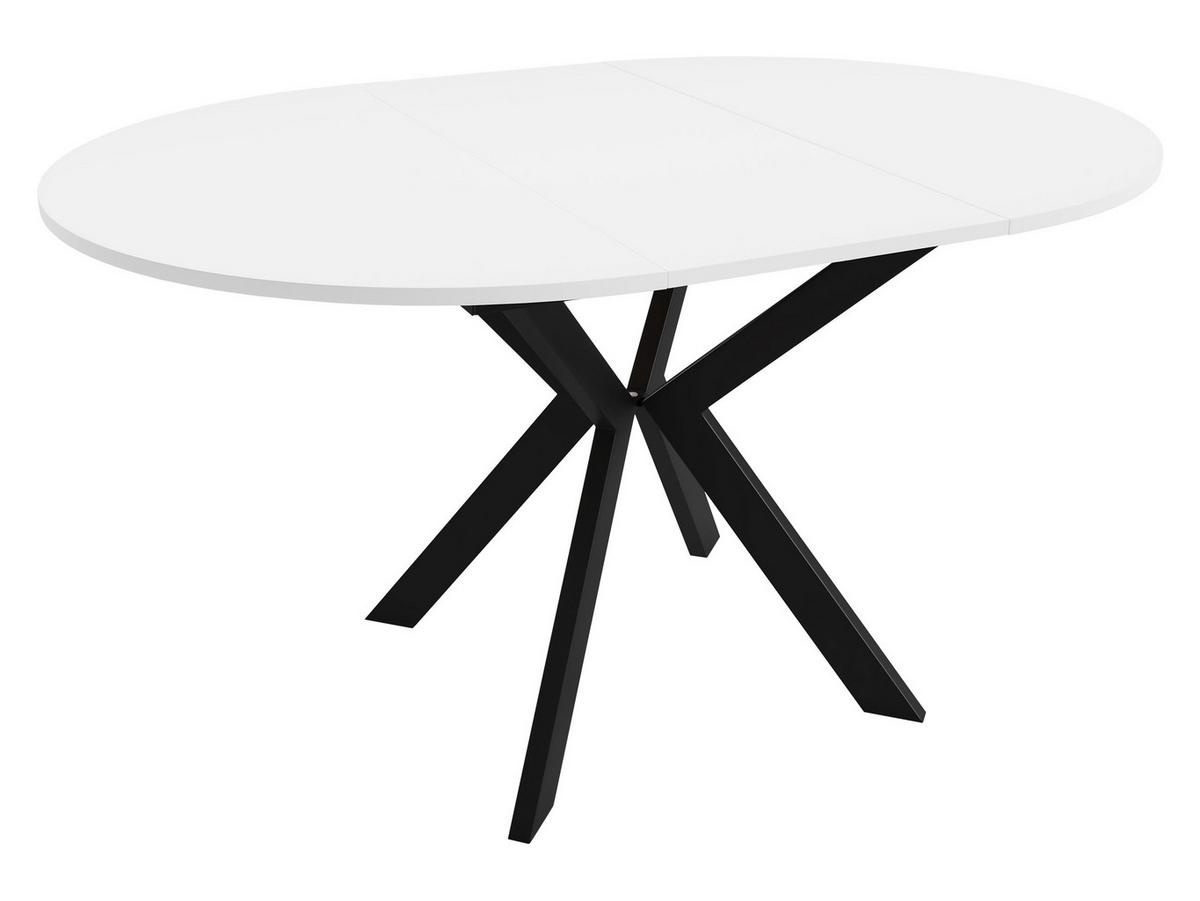 TISCH Leia 100 Ausziehbarer - Multicolor/Schwarz, Holzwerkstoff/Metall (100/100/76cm) - MIRJAN24