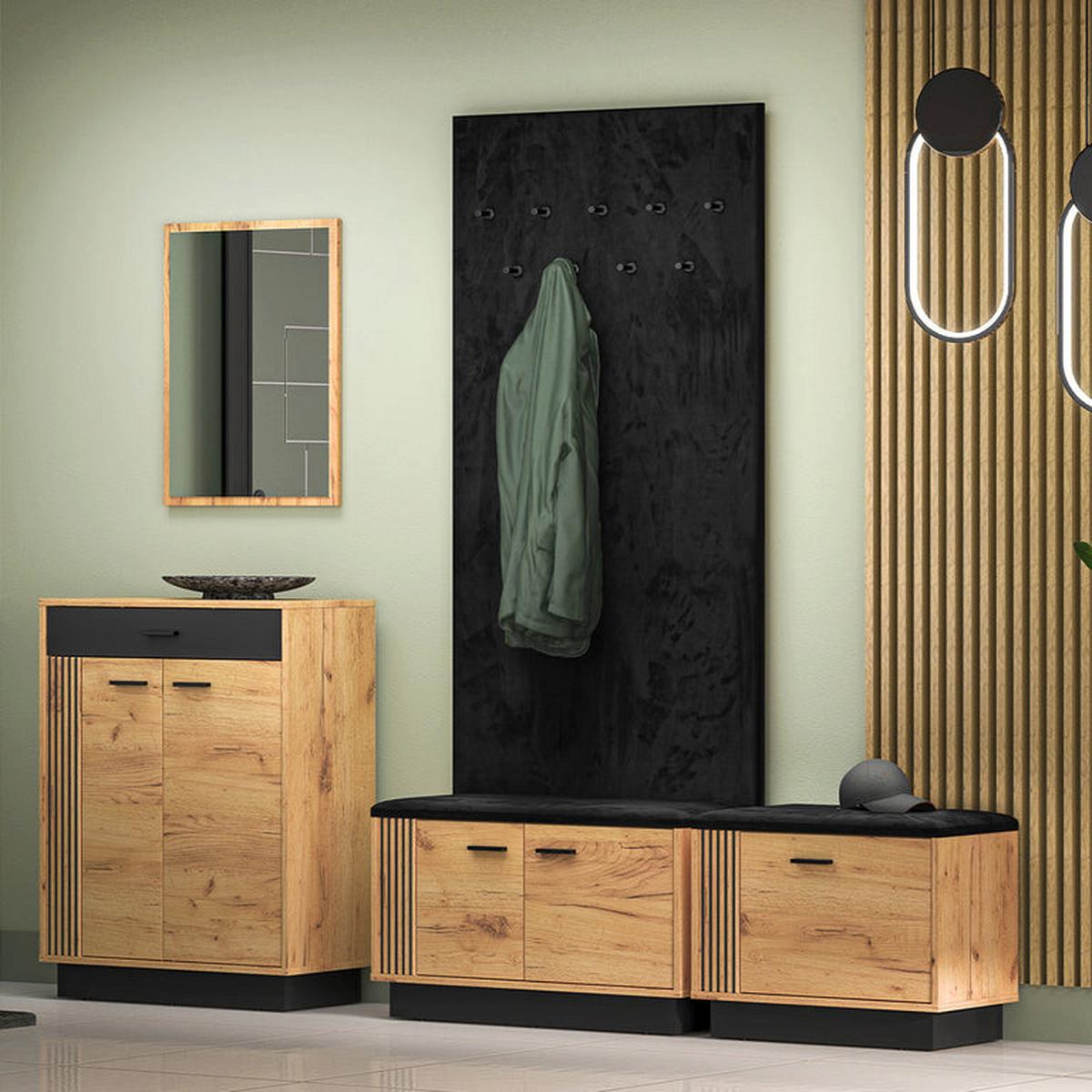 EINGANGSMÖBEL Nilo Holz - Braun, Holzwerkstoff (80/49/34cm) - Petits-meubles