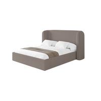POLSTERBETT mit Bettkasten und Lattenrost, Bett mit Matratze H3/H4 - ESTI 140x200 Braun - Braun, Holzwerkstoff/Textil (140/200cm) - ALTDECOR