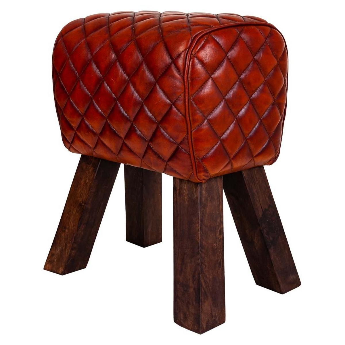HOCKER, braun, 41x30x51cm - Braun, Fell (41/30/51cm) - Wanderlust