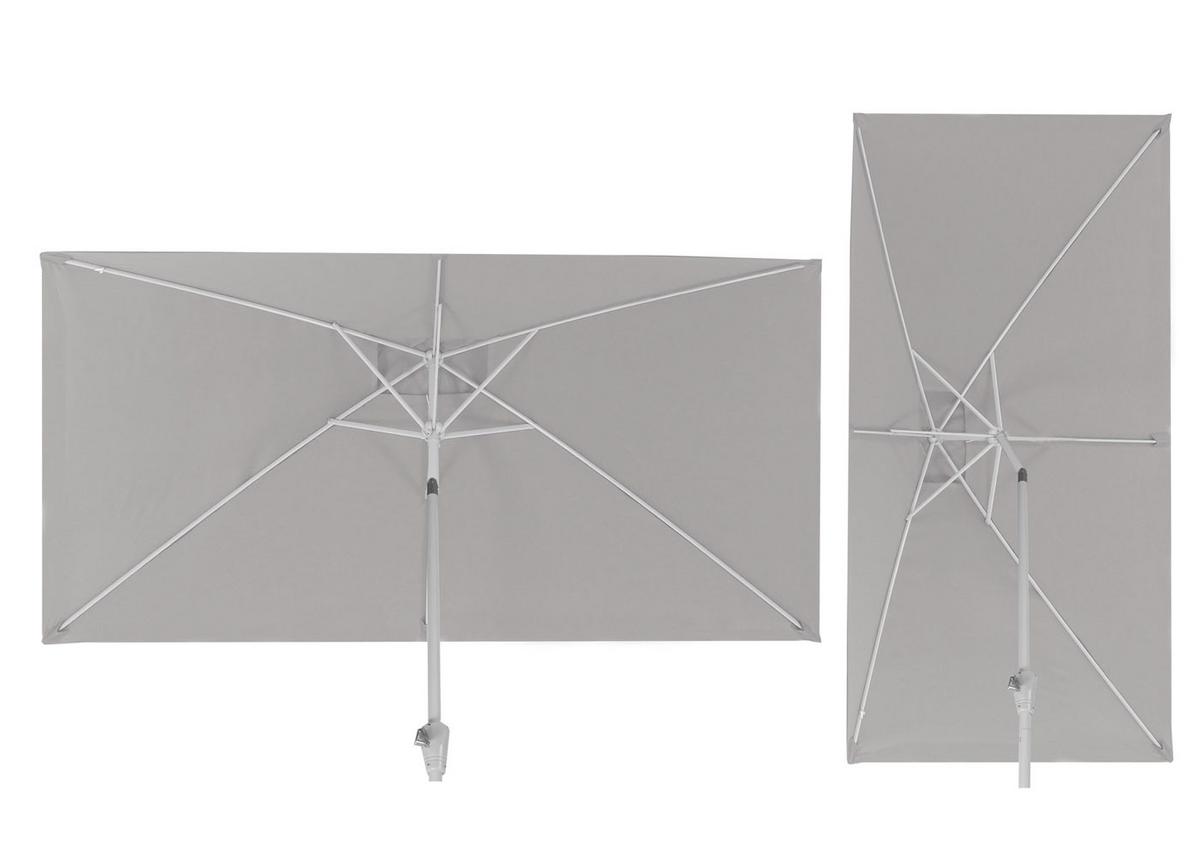 SONNENSCHIRM Anthrazit - Anthrazit, Textil (192/295cm) - MCW