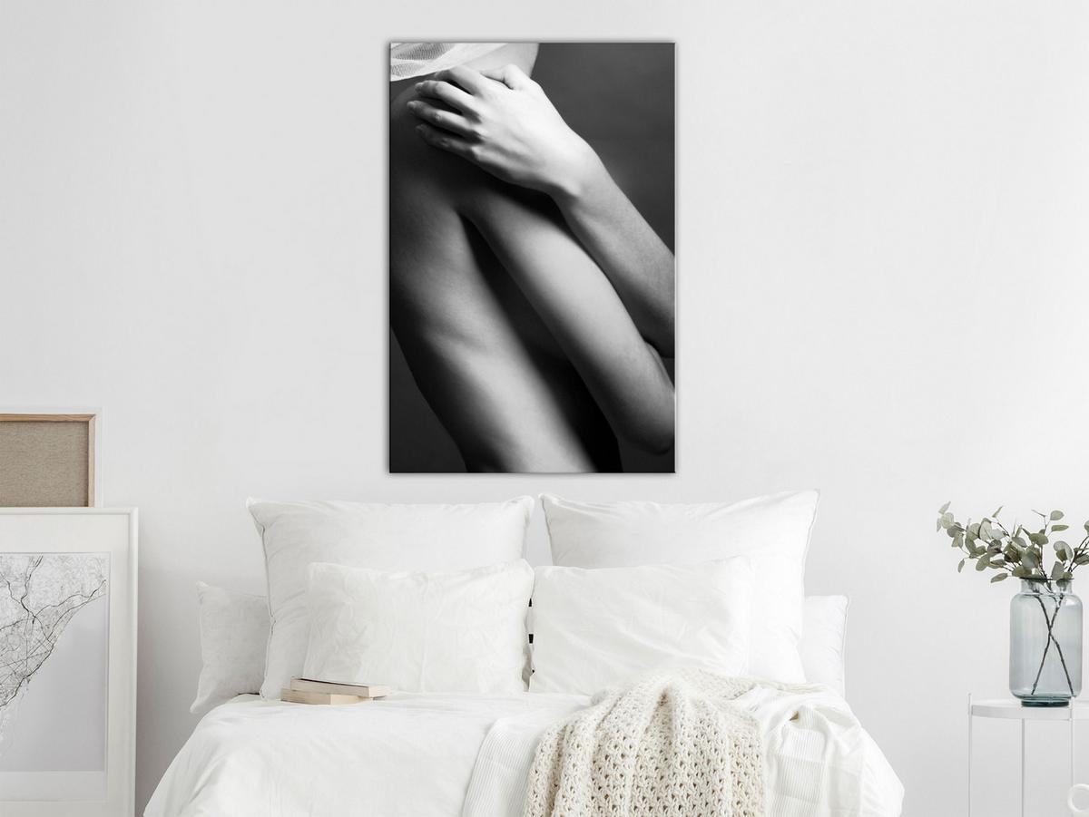 KUNSTDRUCK Schwarz-Weiß 40/60 cm - Schwarz, Textil (40/60cm) - KUNSTLOFT
