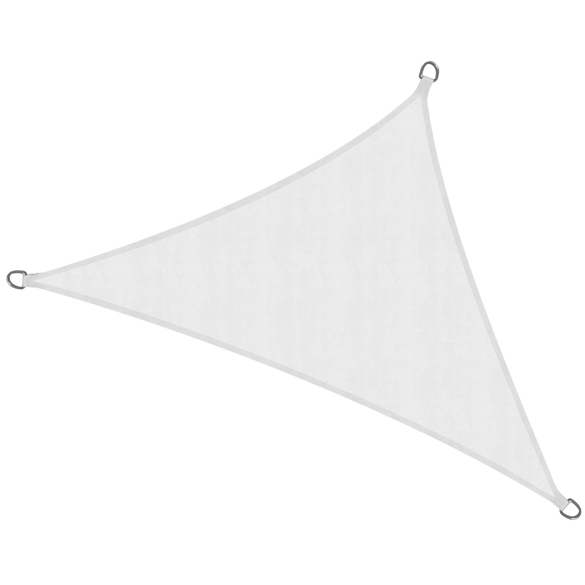 SONNENSEGEL SolVision PS9 420/420/600 cm dreieckig Weiß PE - Weiß, Kunststoff (420/420cm) - Sol Royal