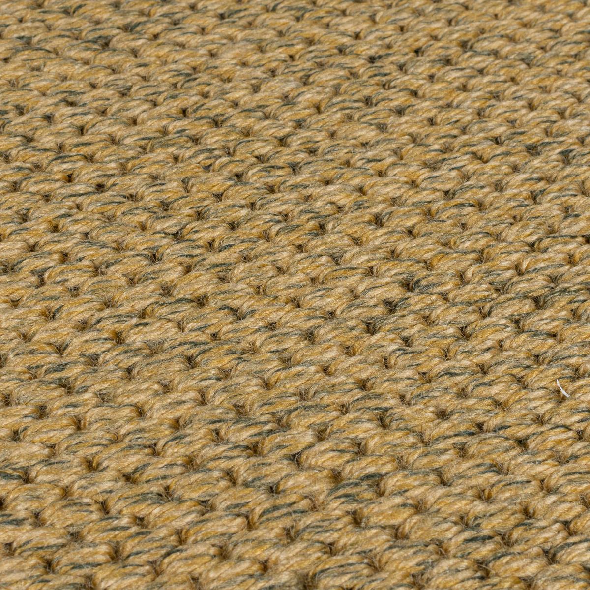 OUTDOORTEPPICH Waschbar KEER, mit Bordüre, Natur-Blau, 120 x 170 cm - Beige, Textil (120/170cm) - KADIMA DESIGN