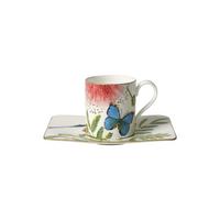 KAFFEETASSE MIT UNTERTASSE Amazonia bunt 210 ml - Multicolor, Keramik (14/9.6/17cm) - Villeroy & Boch