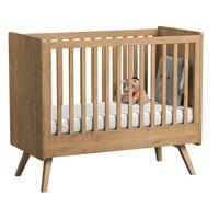 GITTERBETT Eiche - Braun, Holzwerkstoff - Petits-meubles