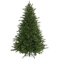 KÜNSTLICHER-WEIHNACHTSBAUM Kunststoff Metall Grün - Grün, Kunststoff (180cm) - HOMCOM