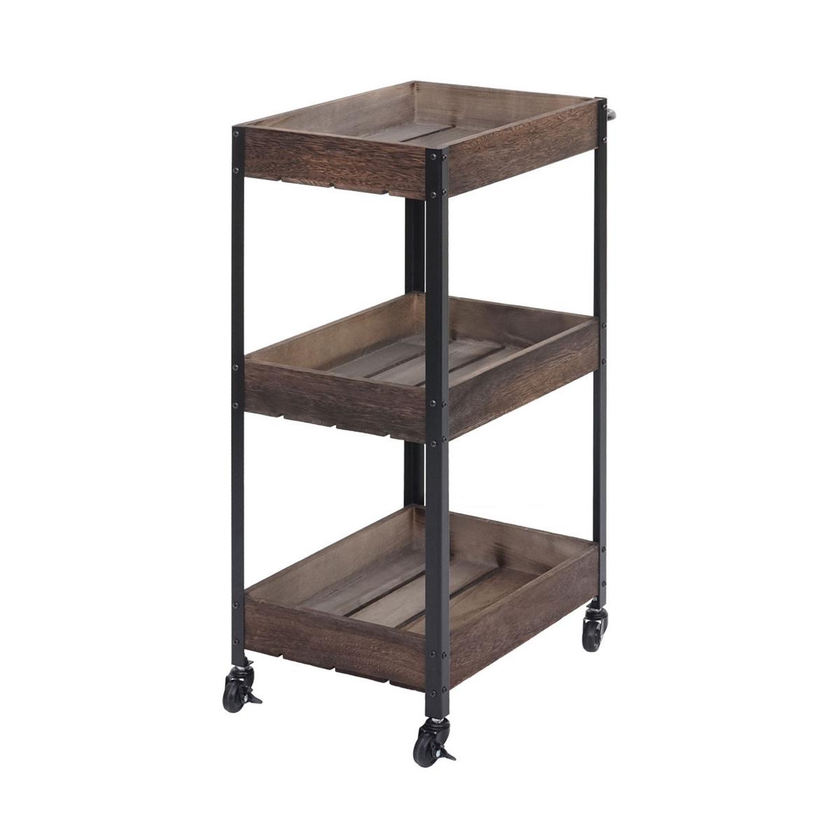 SERVIERWAGEN Braun - Braun, Holz (47/79/31cm) - MCW