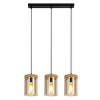 KRONLEUCHTER Flamhold 12.0/46.0/137.5 cm - Schwarz, Metall (137.5/12/46cm) - ZMH