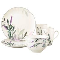 FRÜHSTÜCKS-SET Savona Provence bunt-beige 6-tlg. - Beige/Multicolor, Keramik (2/2/2cm) - Seltmann Weiden