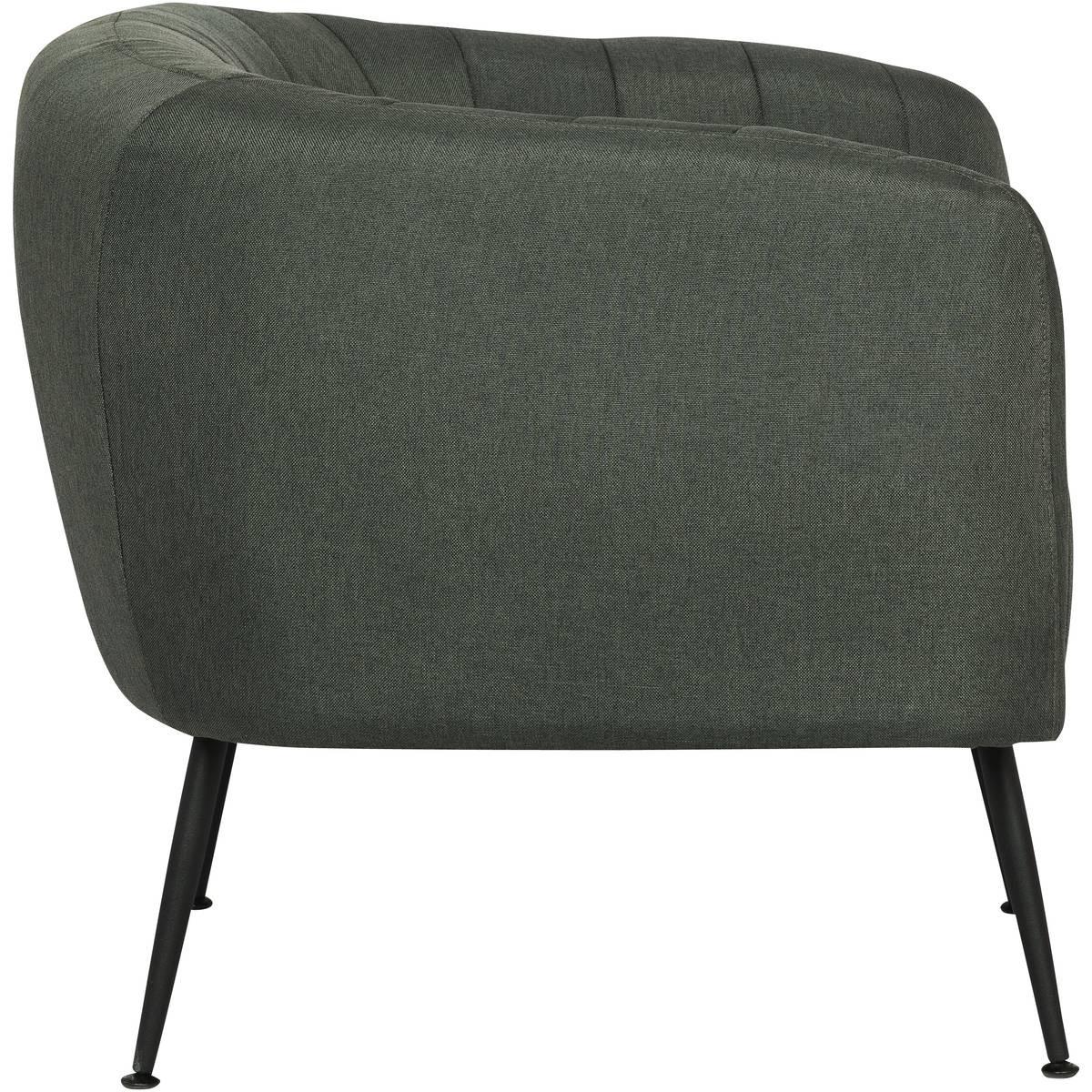SESSEL diana Dunkelgrau - Dunkelgrau, Textil (73/72/81cm) - Habitat Garten