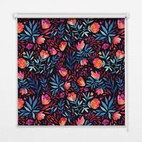INNENROLLO - Fensterrollo - Rollo - 130x140 cm - Mohn - Rot, Kunststoff (130/140/0.5cm) - TULUP