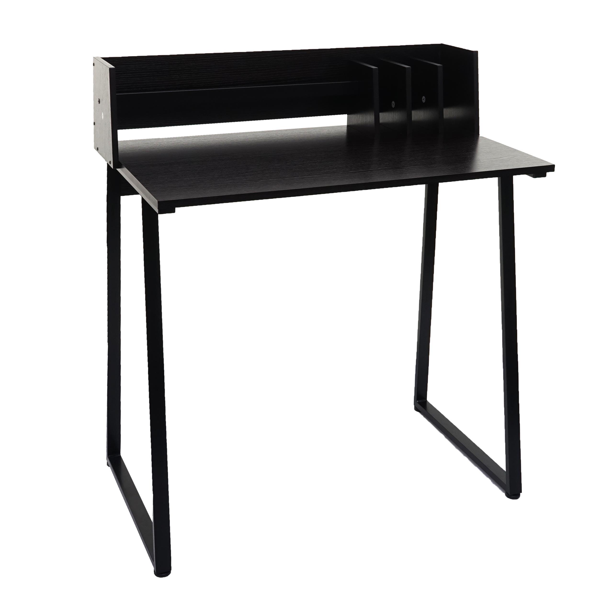 SCHREIBTISCH eckig Schwarz - Schwarz, Metall (51/82/94cm) - MCW