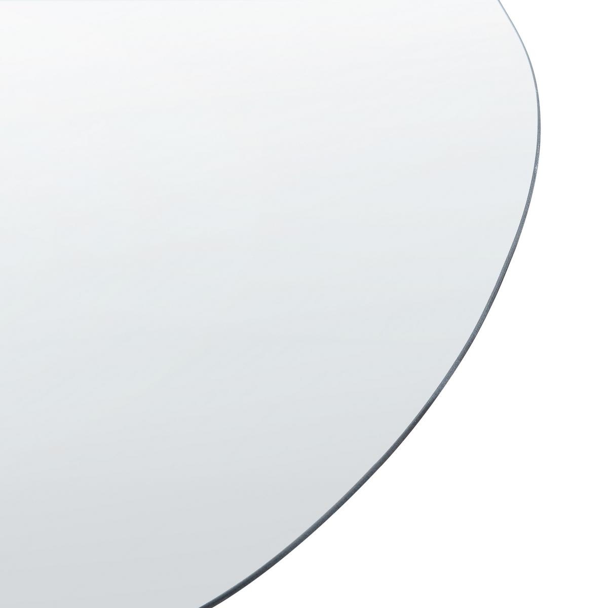 WANDSPIEGEL Silber 40/65 cm Aubagne - Silberfarben, Glas (40/65/40cm) - Beliani