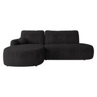 ECKSOFA Loridu O Premium, Seite: Links - Schwarz, Holz/Kunststoff (274/174cm) - MIRJAN24