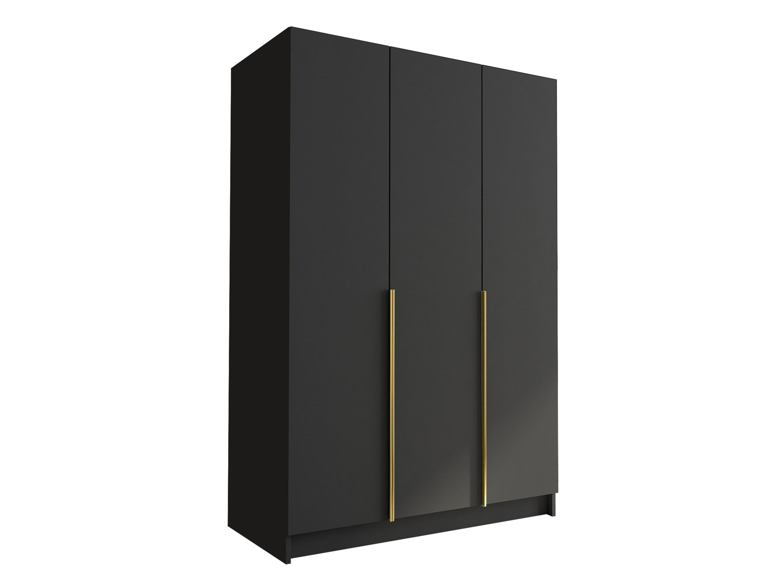 KLEIDERSCHRANK Calia I - Goldfarben, Holzwerkstoff/Metall (150/215/58cm) - MIRJAN24