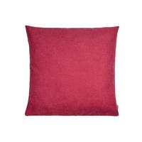 KISSENHÜLLE FarbTon Chenille-Haptik himbeer-rot 50/50 cm - Rot, Textil (50/50cm) - beties Heimtextil