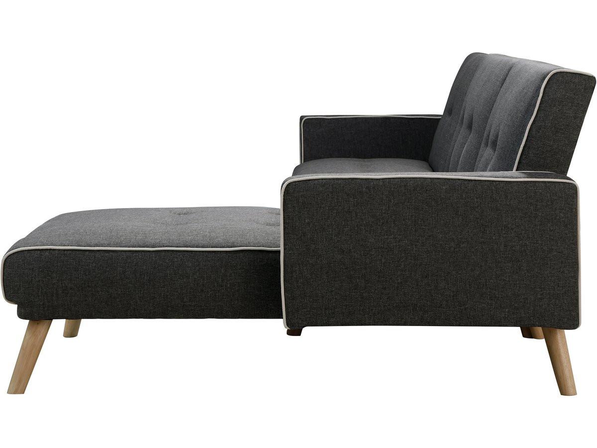 ECKSOFA jules Grau - Grau, Textil (148/275cm) - Habitat Garten