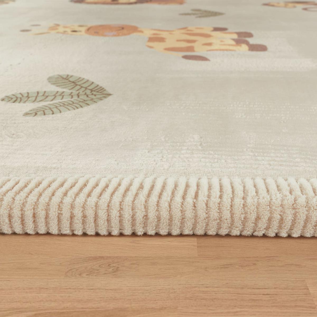 KINDERTEPPICH Waschbar, mit Tier-Motiv, Mehrfarbig, 120 x 160 cm - Multicolor, Textil (160/120cm) - KADIMA DESIGN