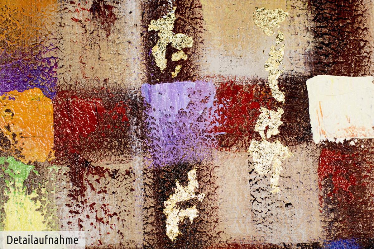 ACRYLBILD HANDGEMALT 100/75 cm - Multicolor, Holz/Textil (100/75cm) - KUNSTLOFT