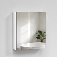 SPIEGELSCHRANK Weiß 75/65/14,5 cm - Weiß, Metall (75/65/14.5cm) - EMKE