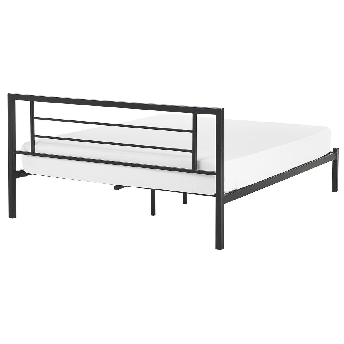 METALLBETT 140/200cm Schwarz Cusset - Schwarz, Metall (140/200cm) - Beliani