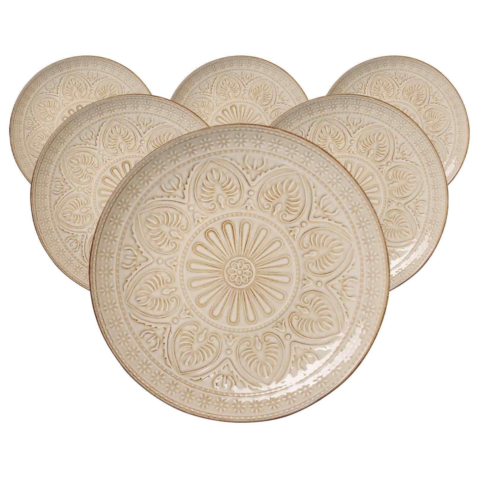 SPEISETELLER Omara beige ø 26,5 cm 6er Set - Beige, Keramik (26.5cm) - Ritzenhoff Breker
