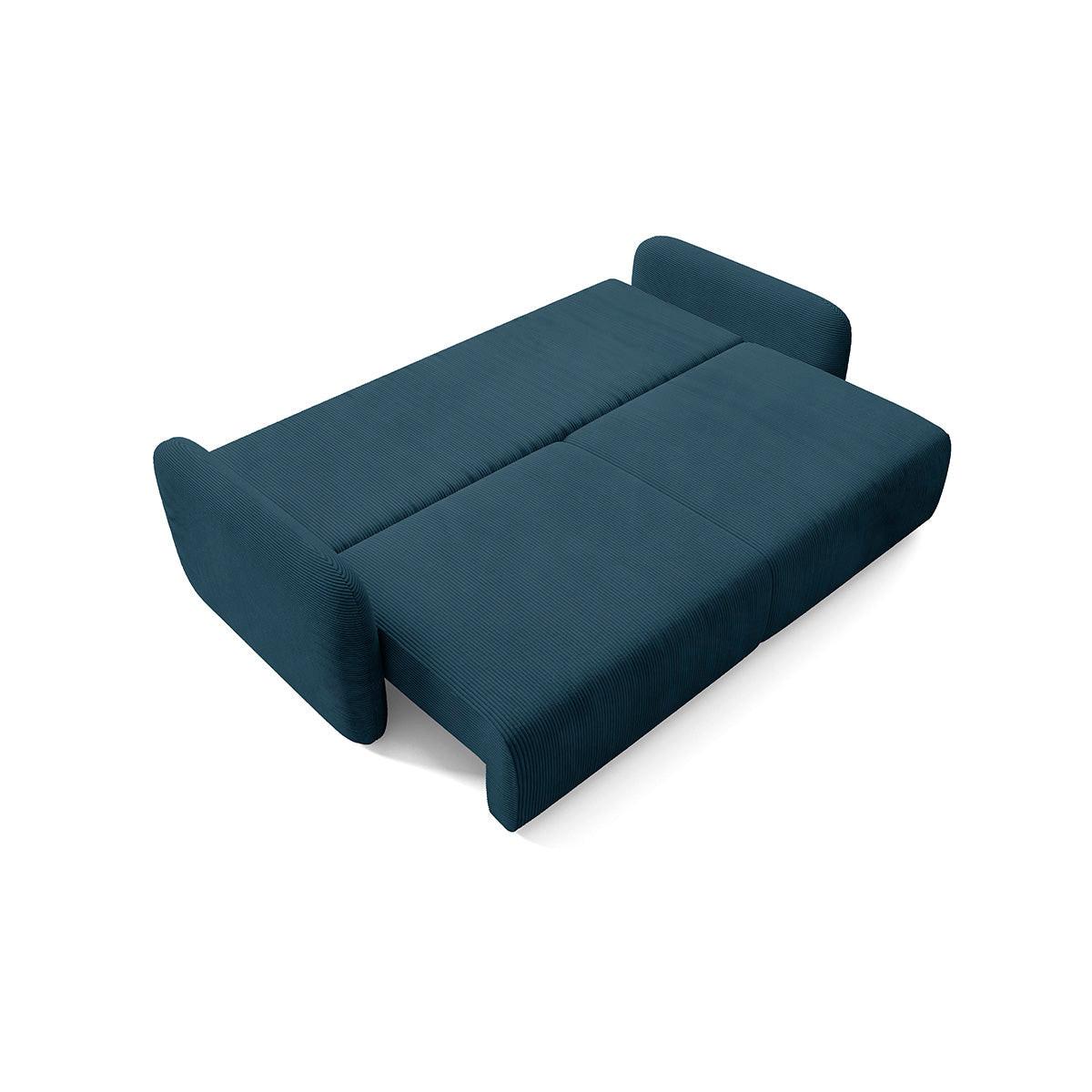 SOFA Dora 3 Sitzplätze Dunkelblau - Blau, Holz (233/92/110cm) - Petits-meubles