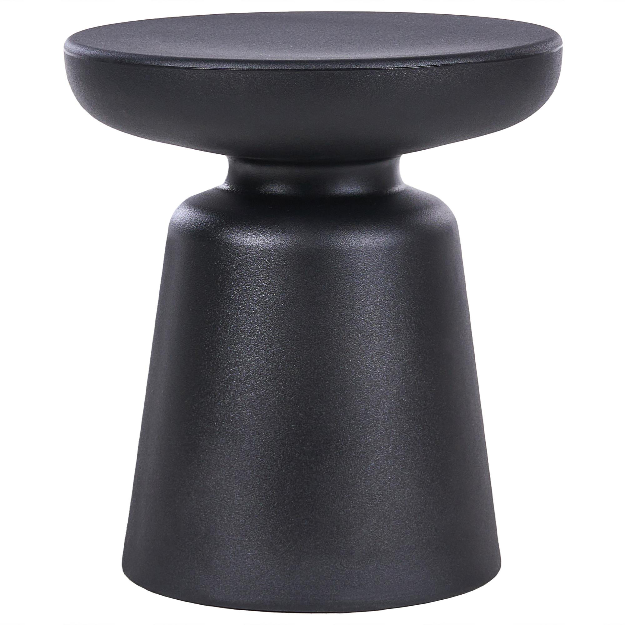 BEISTELLTISCH Schwarz Tofet - Schwarz, Kunststoff (39/39/44cm) - Beliani