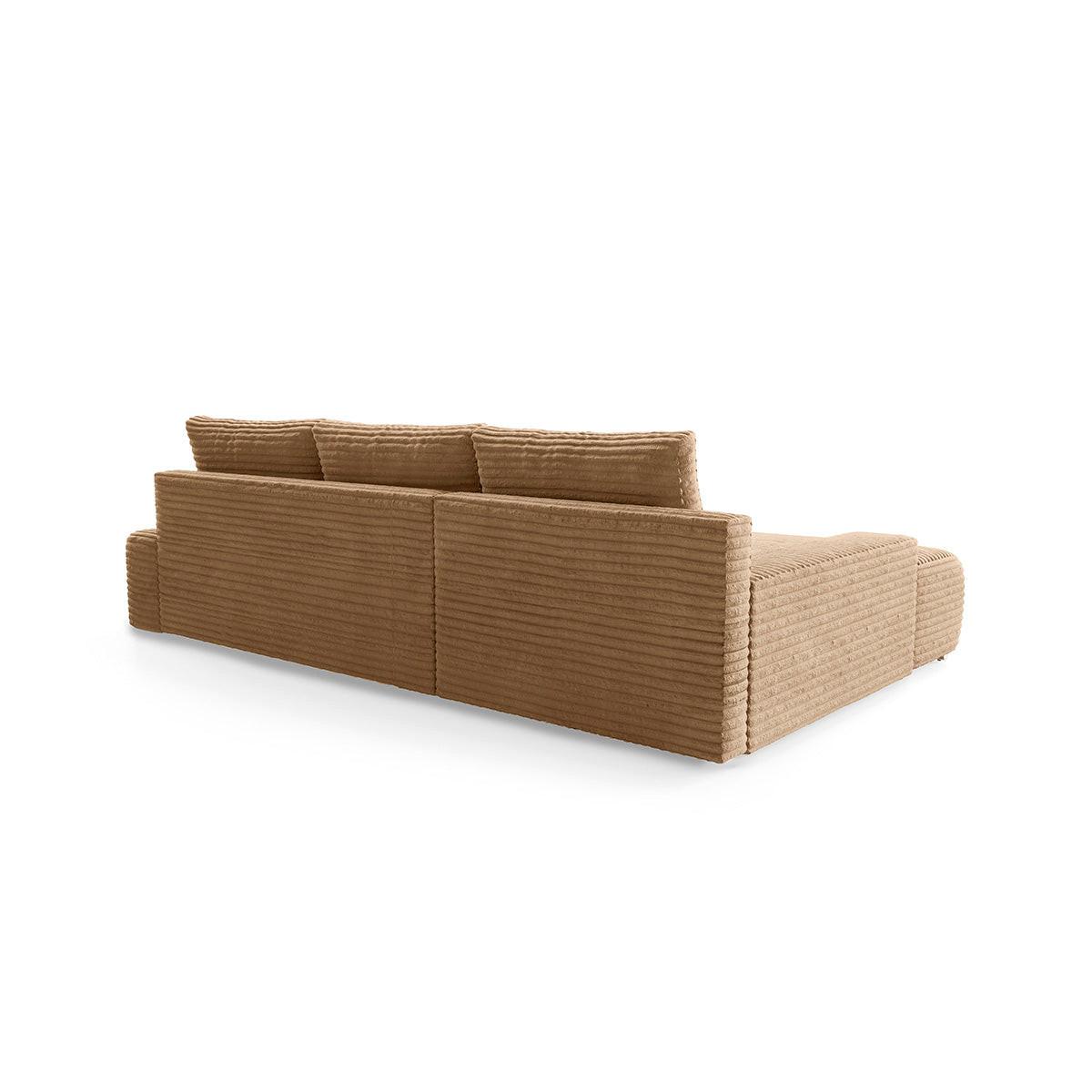 ECKSOFA Ivana 3 Sitzplätze Beige - Beige, Holz (265/172cm) - Petits-meubles