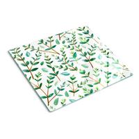 GLASPLATTE 60x52 cm Eukalyptus - Grün, Glas (60/0.4/52cm) - TULUP